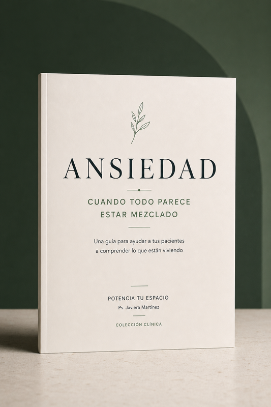 Material de apoyo en el trabajo de la ansiedad.